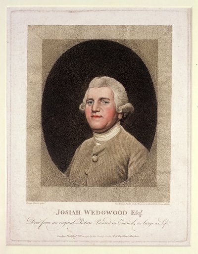 Josiah Wedgwood, engraved and published by George Townley Stubbs by George Stubbs